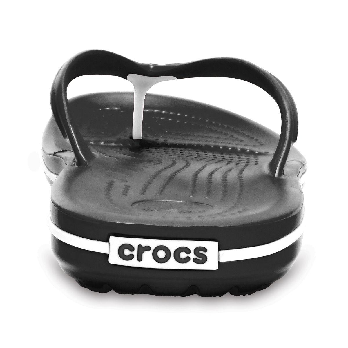 Sandalia Crocs Crocband Flip Unisex Black-4