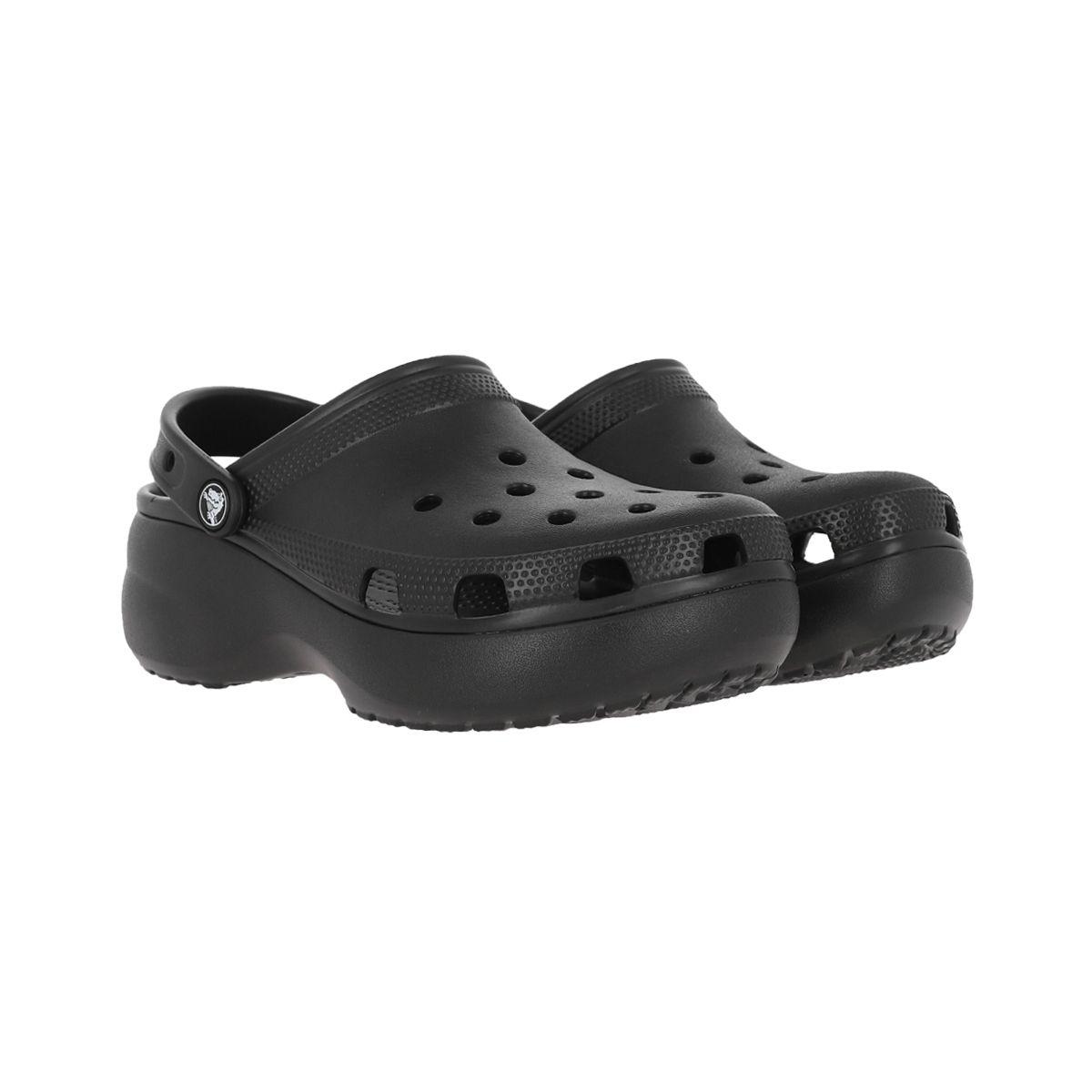 Zueco Crocs Classic Platform Mujer Black-0