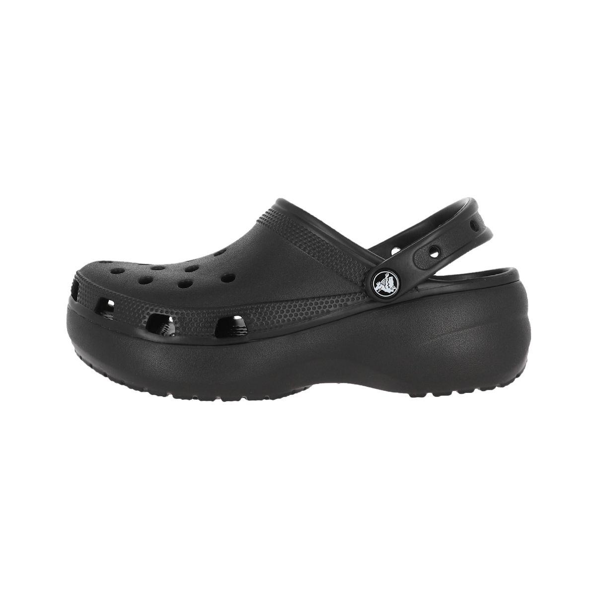 Zueco Crocs Classic Platform Mujer Black-1