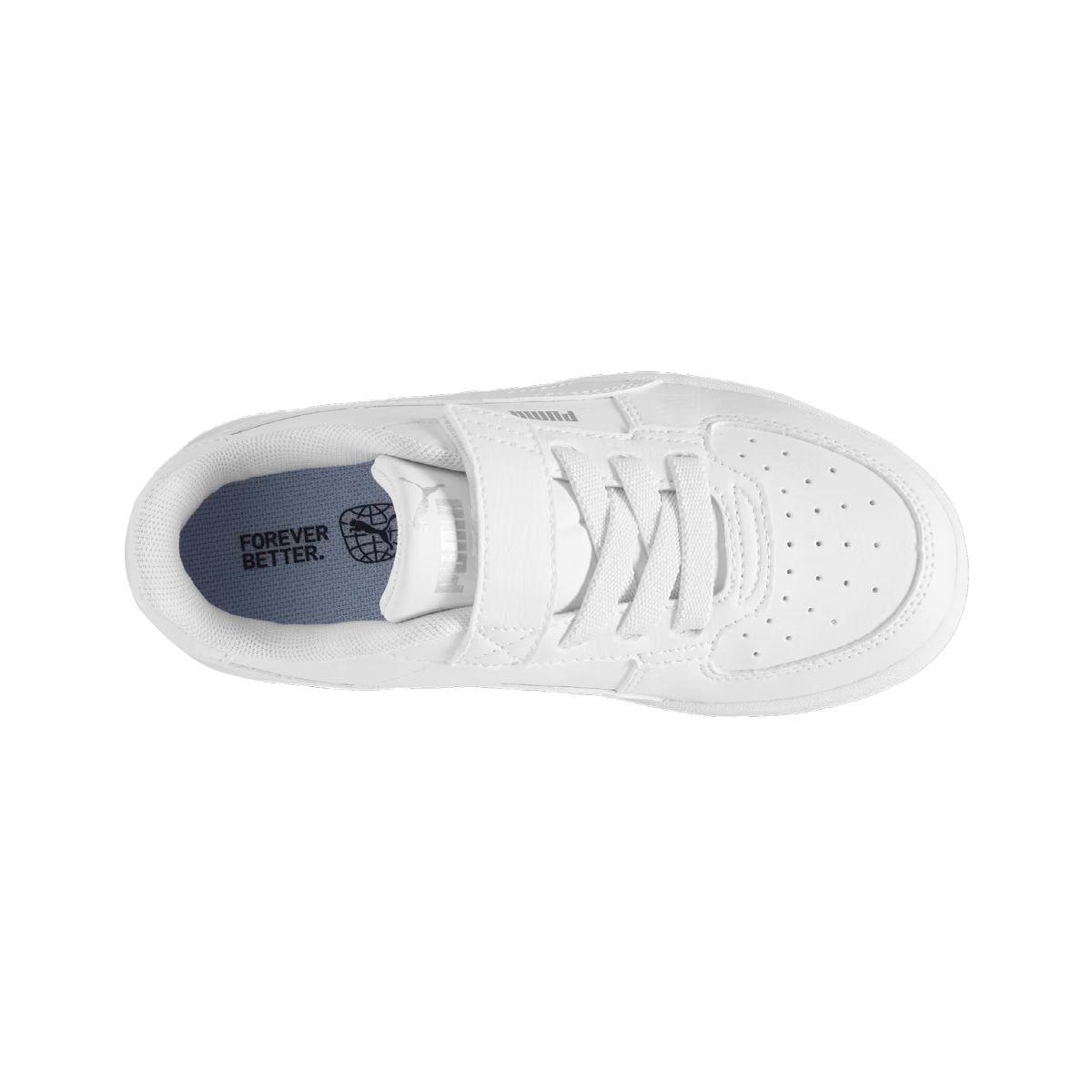 Zapatillas Urbanas Niños Caven 2.0 Puma Blancas-4