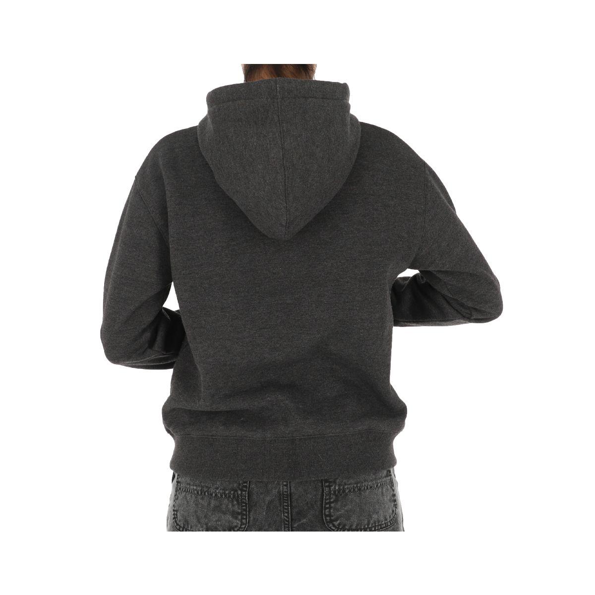 Polerón Mujer Roxy Full Zip Dark Grey-2