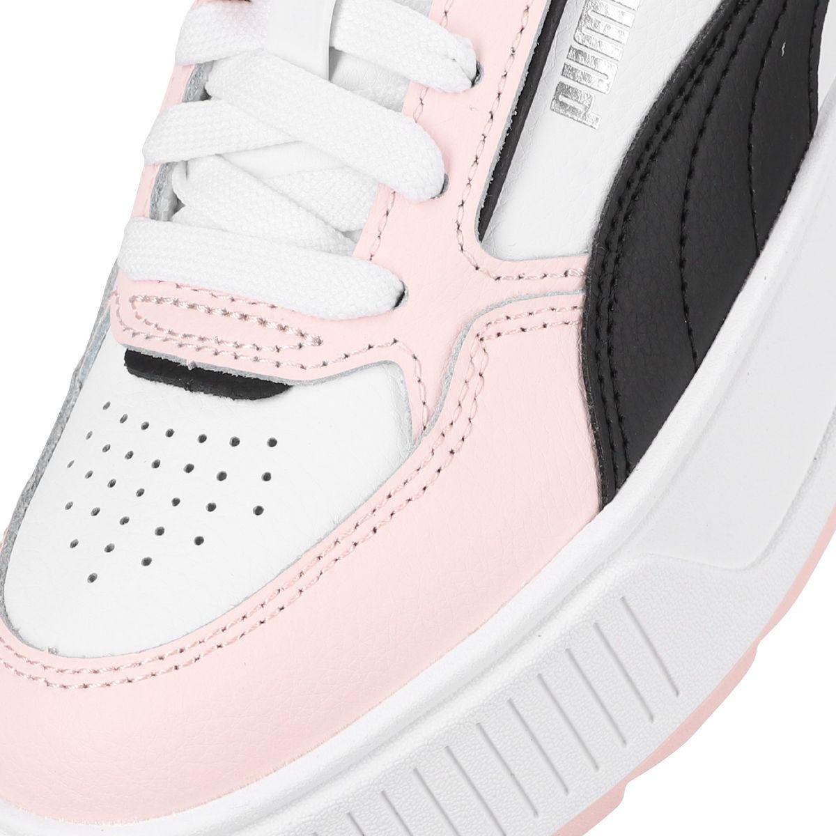 Zapatilla Puma Karmen Rebelle Mujer White/Pink/Black-5