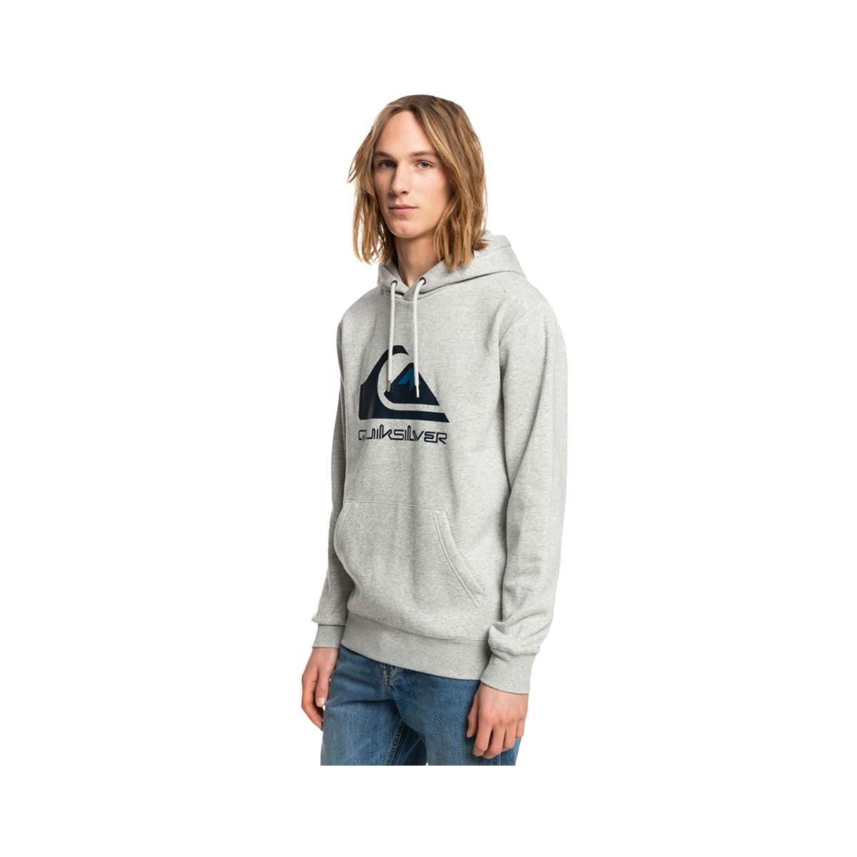 Polerón Quiksilver Big Logo Hombre Athletic Heather-1