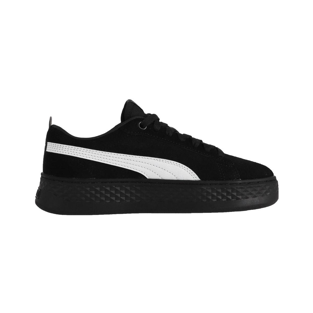 Zapatilla Puma Urbanas Smash Platform SD Mujer Negro-1