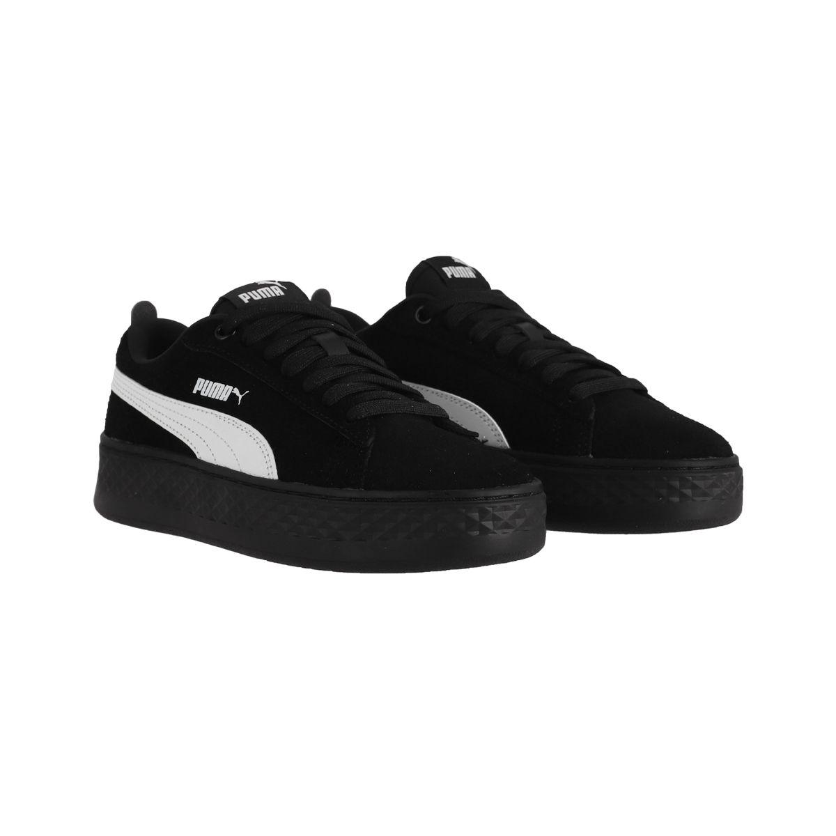 Zapatilla Puma Urbanas Smash Platform SD Mujer Negro-2