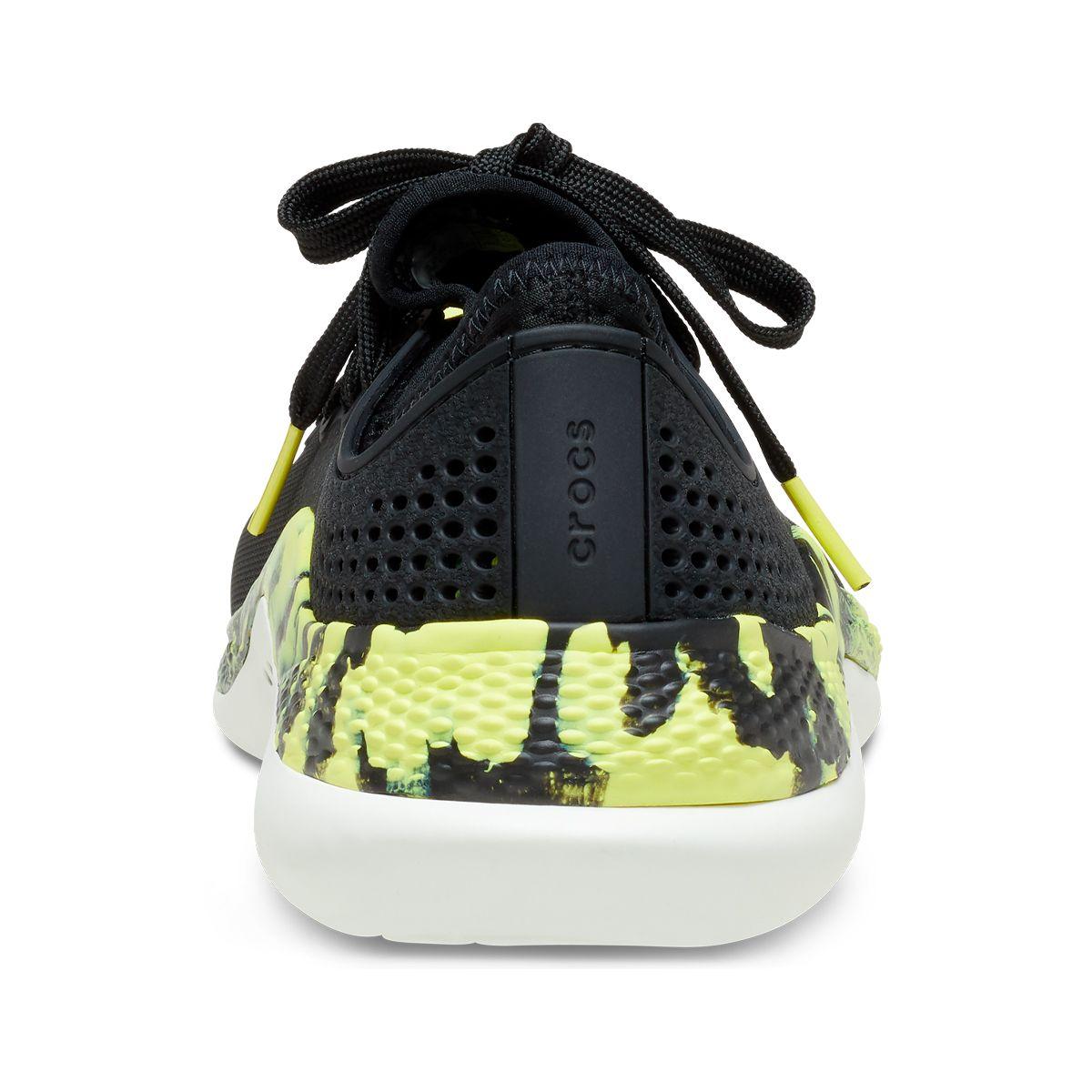 Zapatilla Crocs LiteRide 360 Pacer Hombre Black/Yellow-4