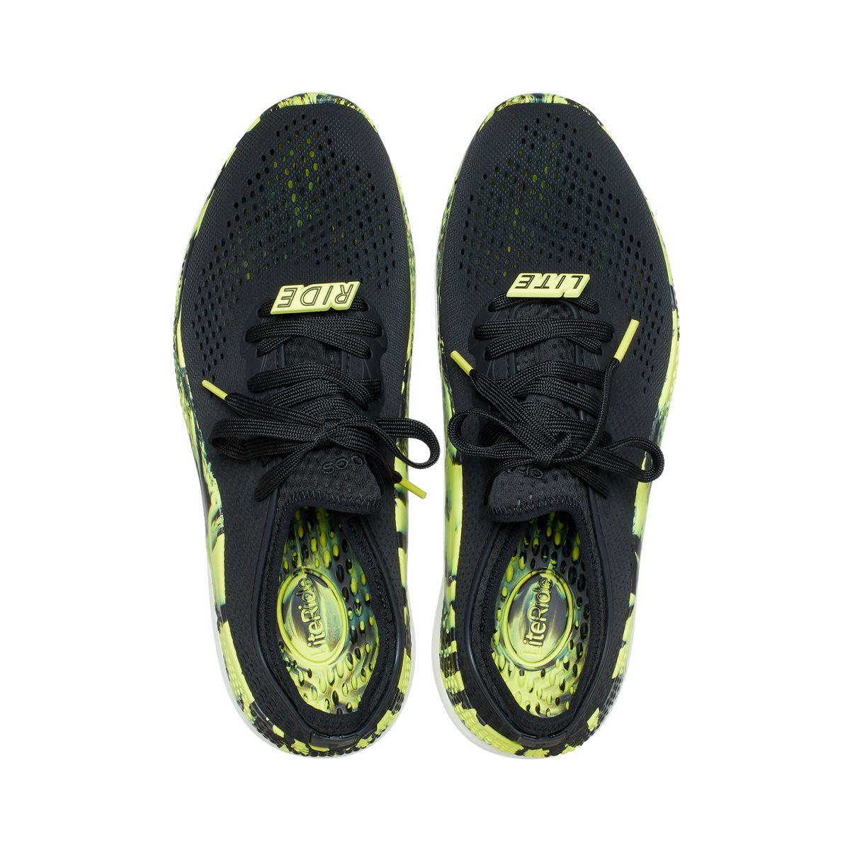 Zapatilla Crocs LiteRide 360 Pacer Hombre Black/Yellow-5