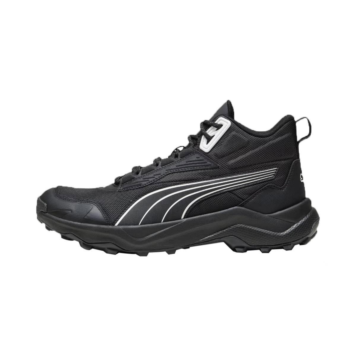 Zapatilla Puma Obstruct Pro Mid Hombre Black/Dark Coal/White-0