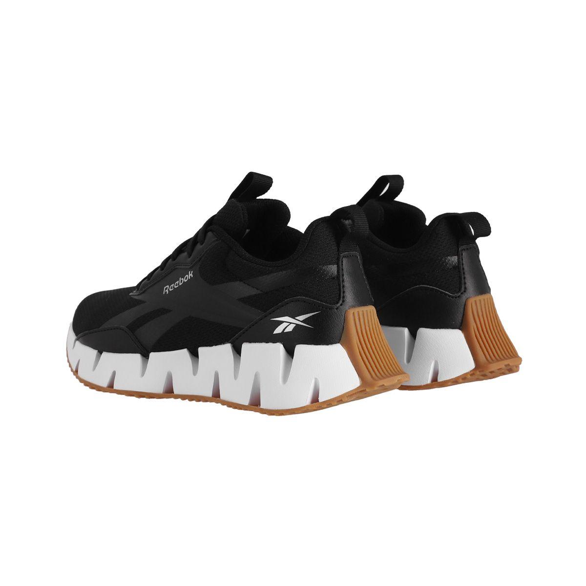 Zapatilla Reebok Zig Dynamica Str Mujer Negras/Blancas-3