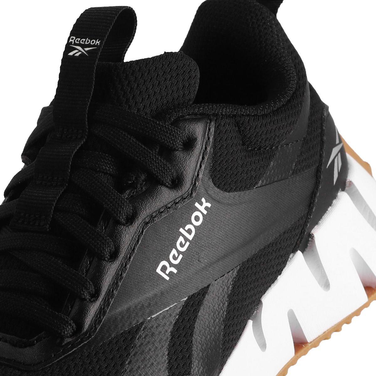 Zapatilla Reebok Zig Dynamica Str Mujer Negras/Blancas-5