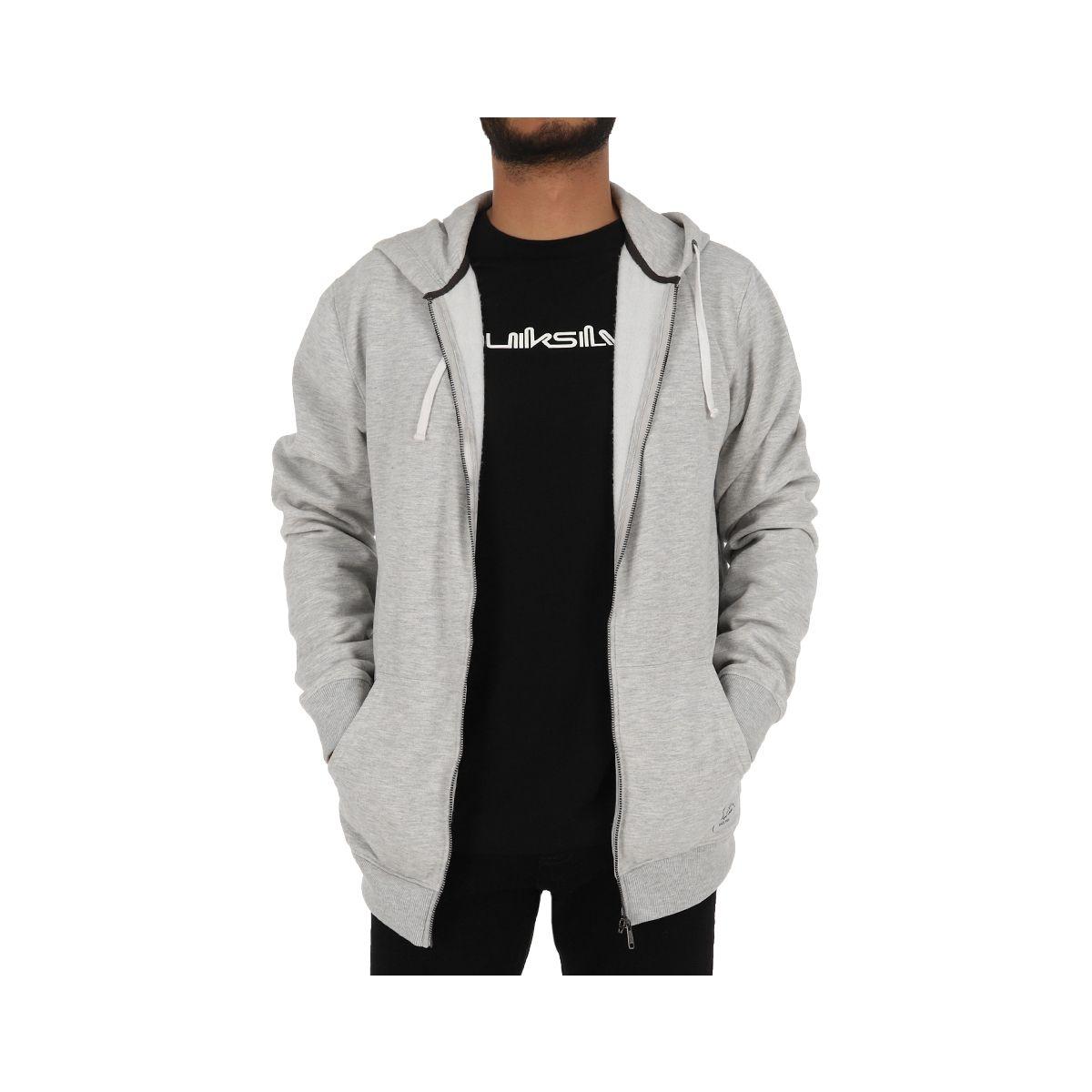 Polerón Quiksilver Basic Hombre Light Grey Melange-1