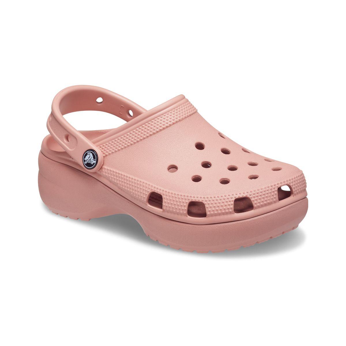 Zueco Crocs Classic Platform Mujer Pale Blush-0