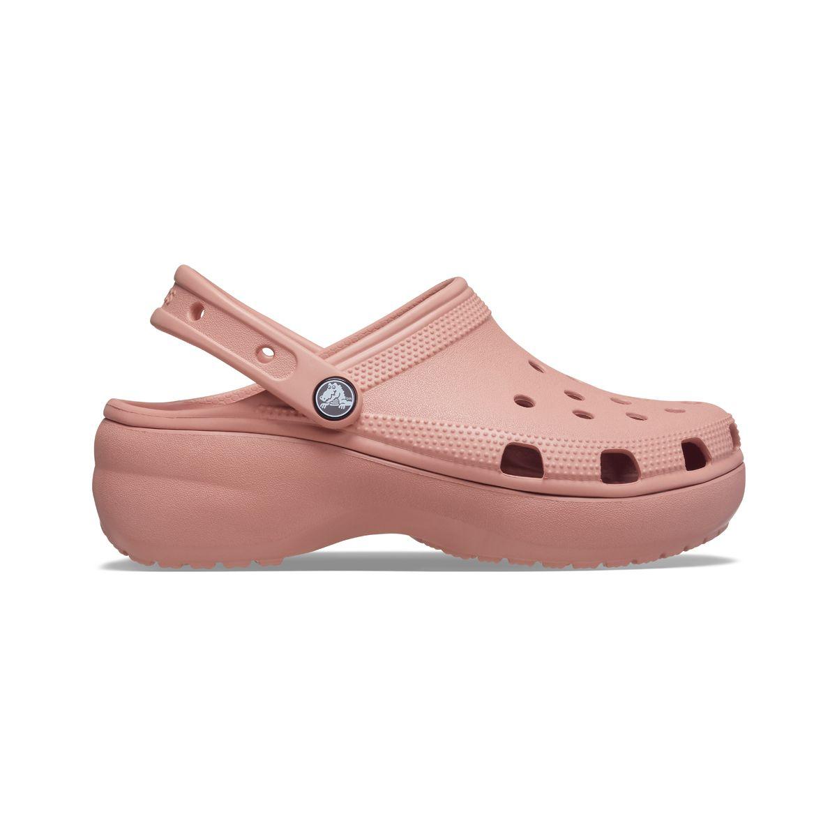 Zueco Crocs Classic Platform Mujer Pale Blush-1