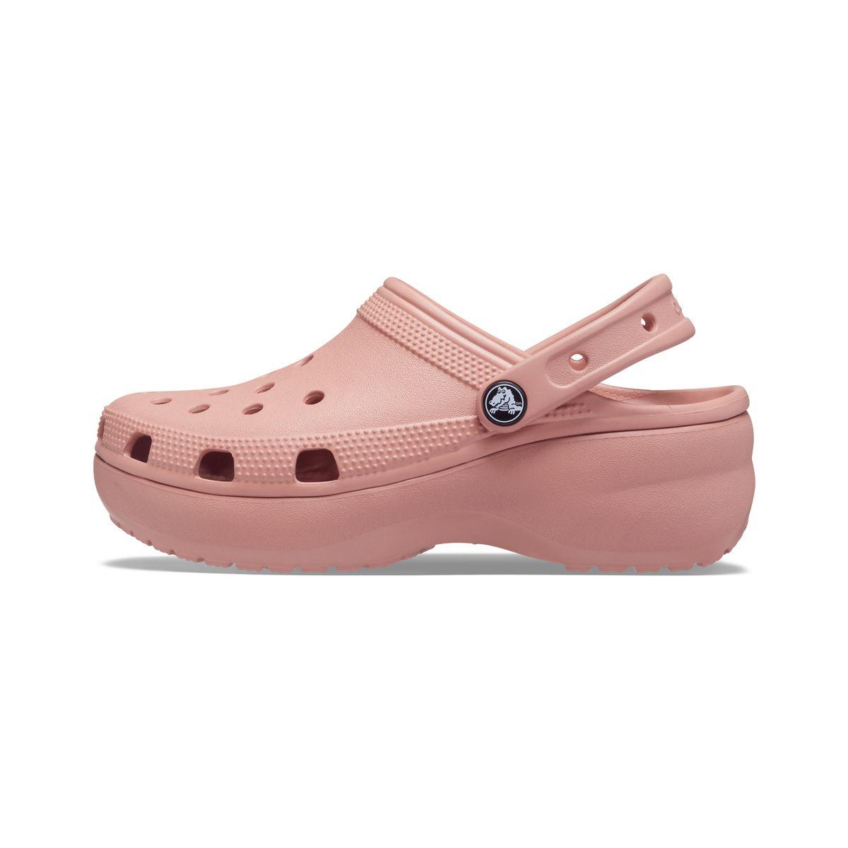 Zueco Crocs Classic Platform Mujer Pale Blush-2