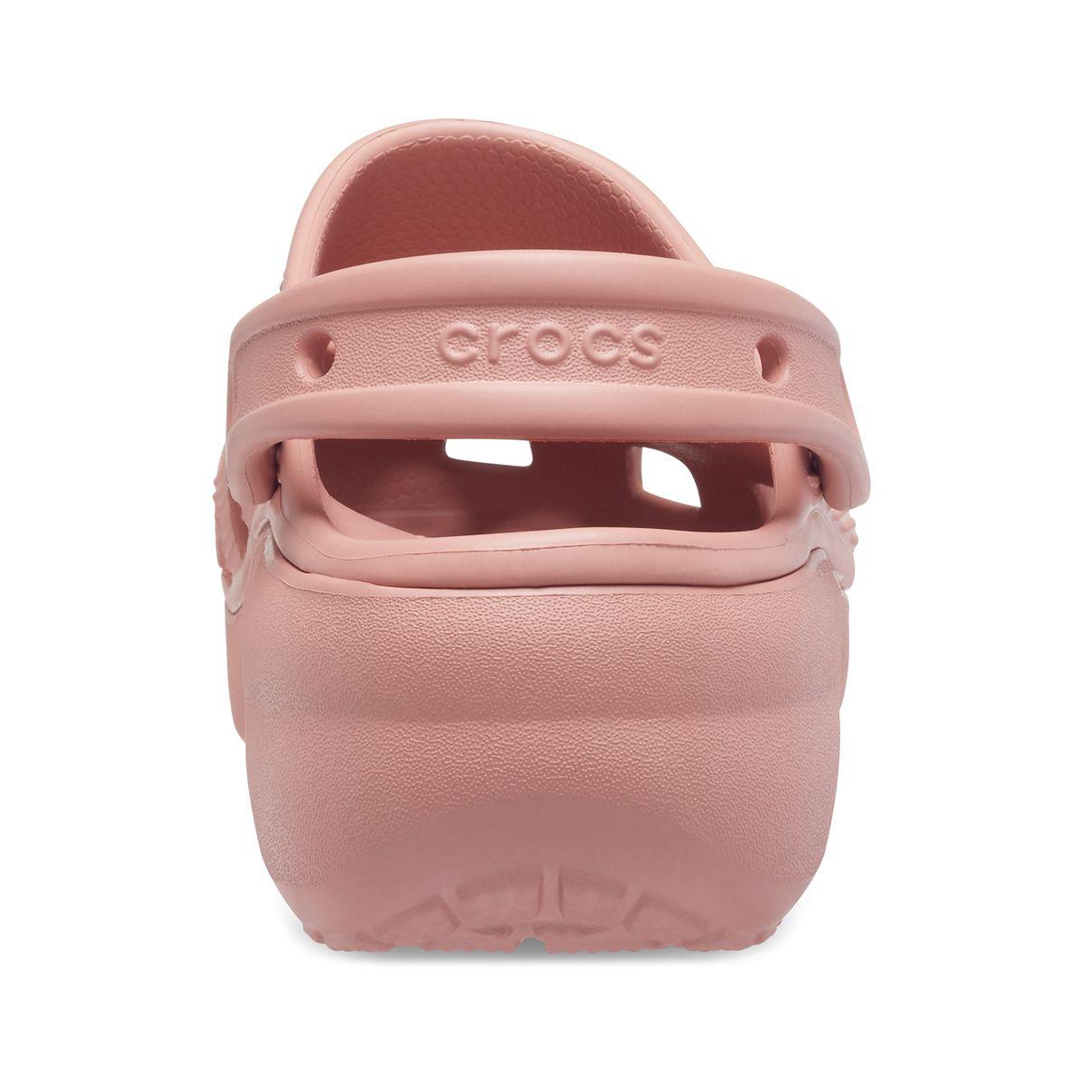 Zueco Crocs Classic Platform Mujer Pale Blush-4