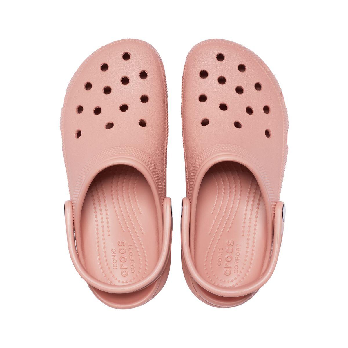 Zueco Crocs Classic Platform Mujer Pale Blush-5