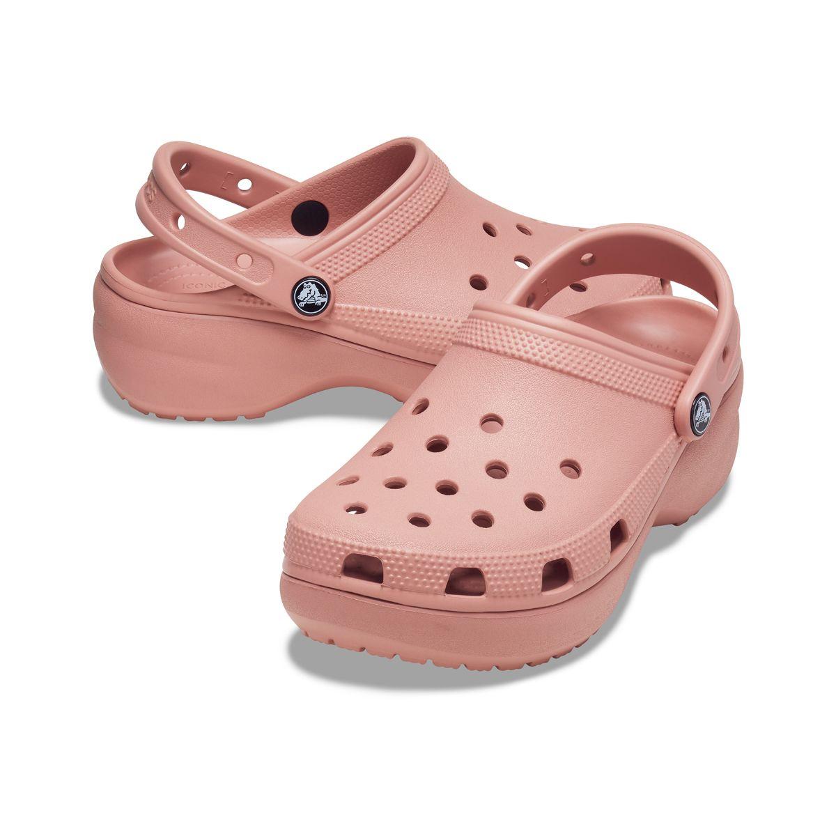 Zueco Crocs Classic Platform Mujer Pale Blush-6