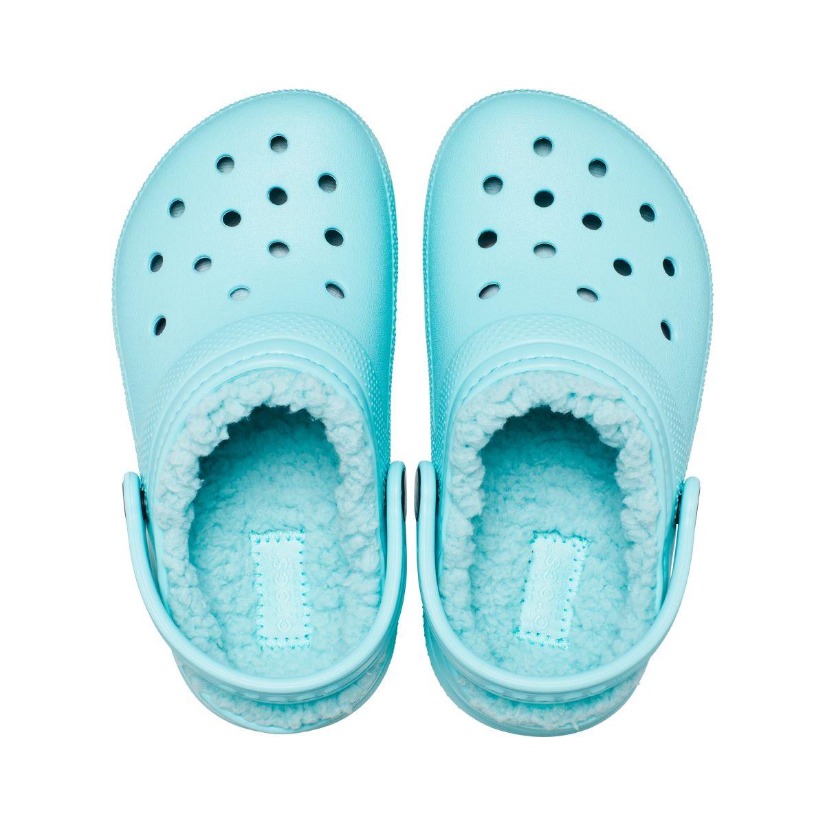 Zueco Crocs Classic Lined Niños Pure Water-5