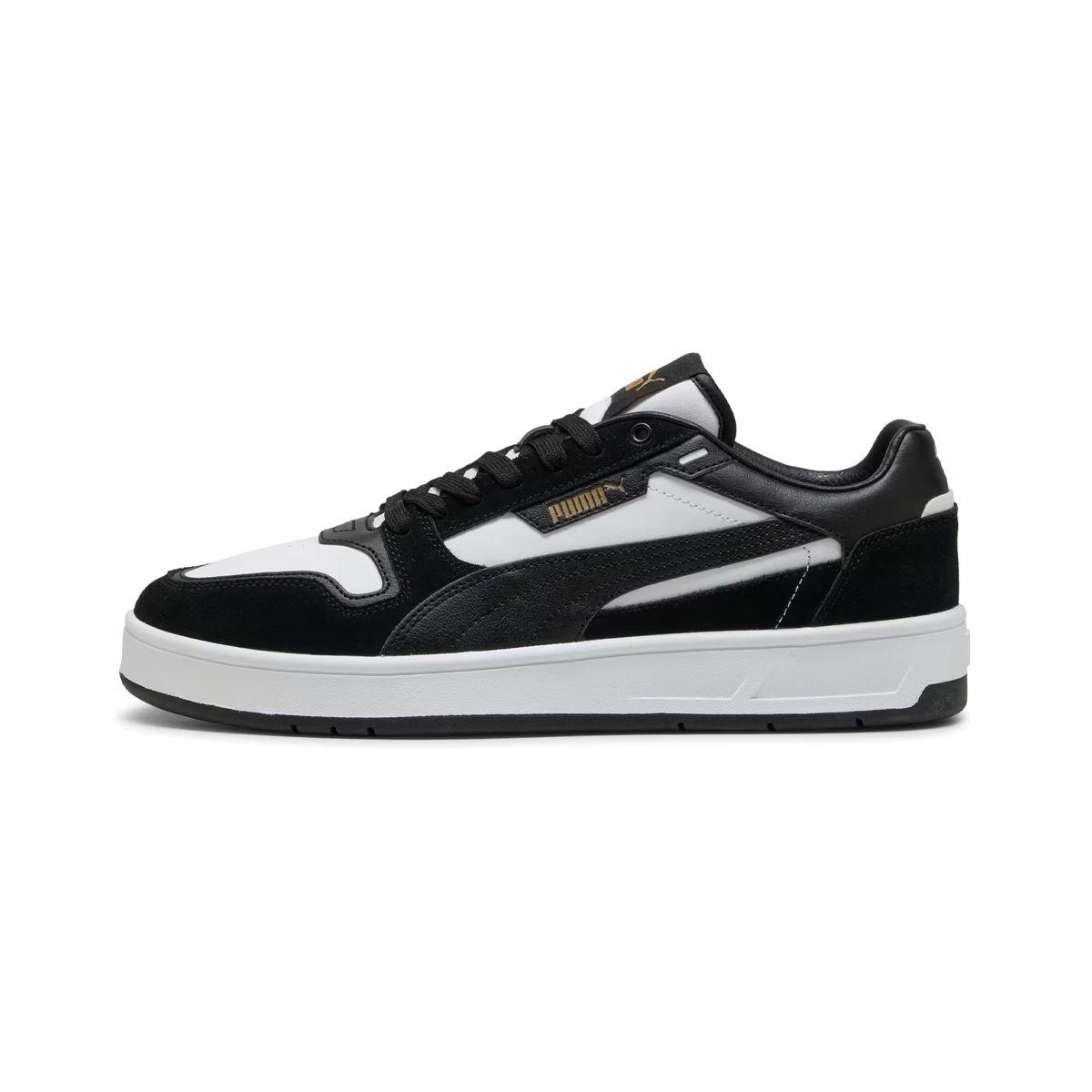 Zapatillas Hombre Court Classic Gamuza Puma Blancas/Negras-0