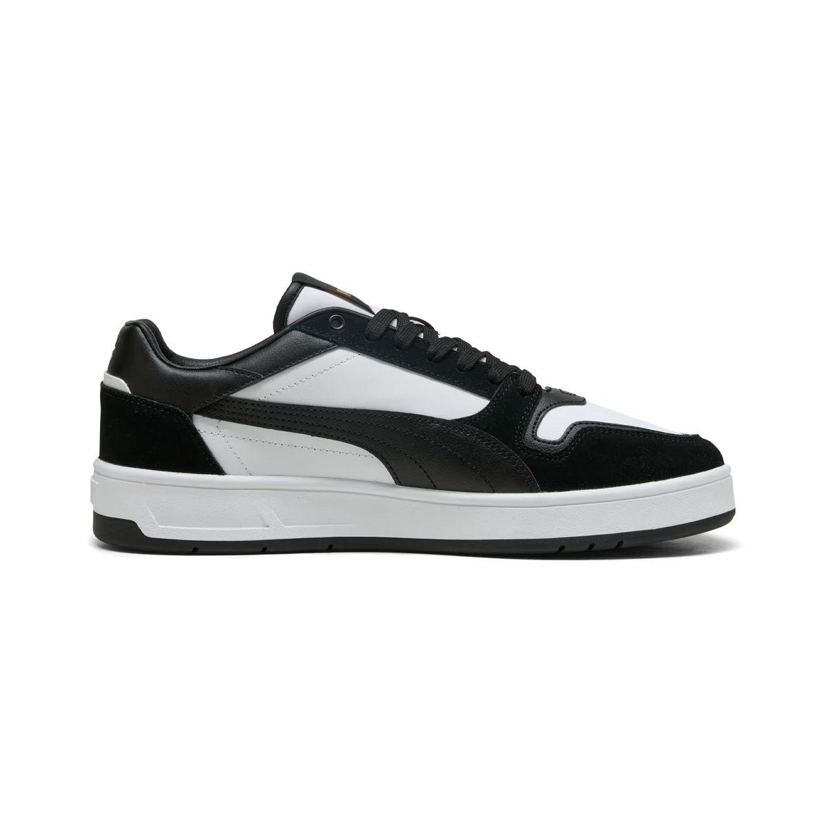 Zapatillas Hombre Court Classic Gamuza Puma Blancas/Negras-1