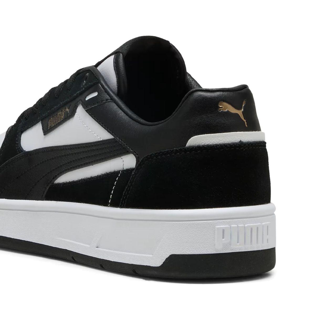 Zapatillas Hombre Court Classic Gamuza Puma Blancas/Negras-3
