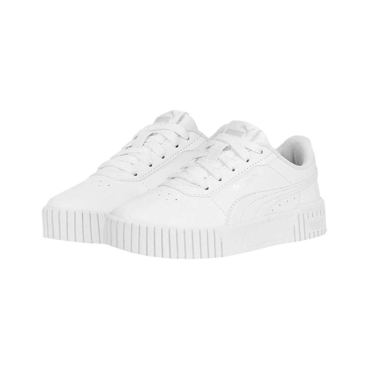 Zapatilla Puma Carina 2.0 Niño White-2