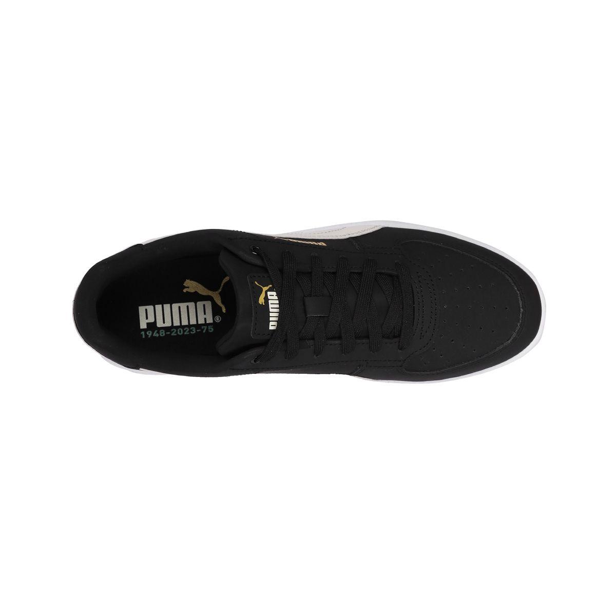 Zapatilla Puma Caven 2.0 Hombre Black/Warm White/Gold-4
