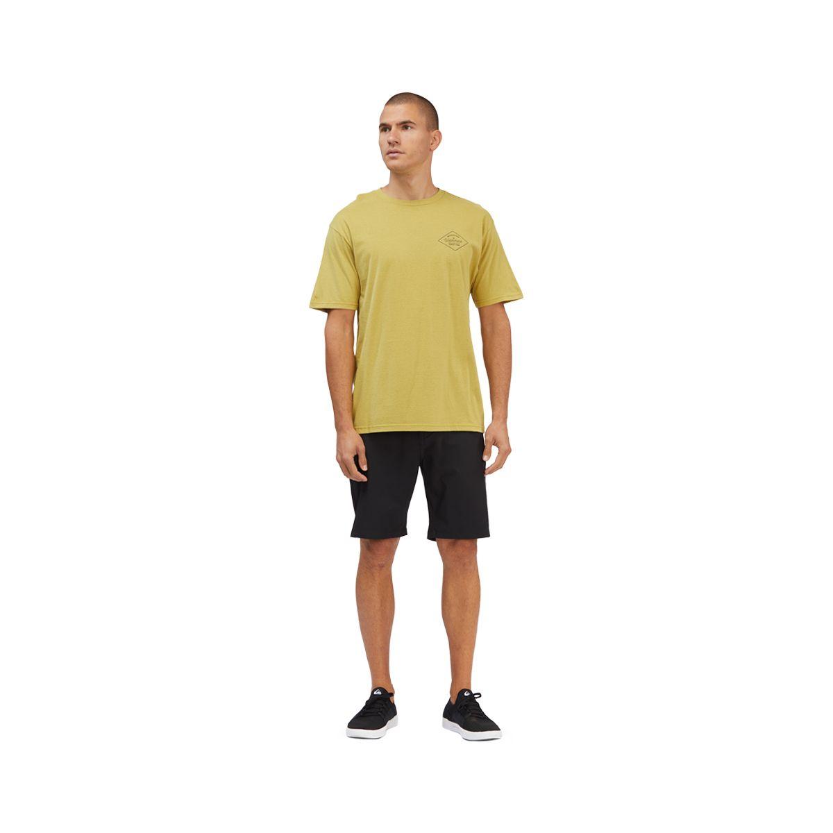 Polera Quiksilver Waterman Up Country Hombre Burnished Gold-2
