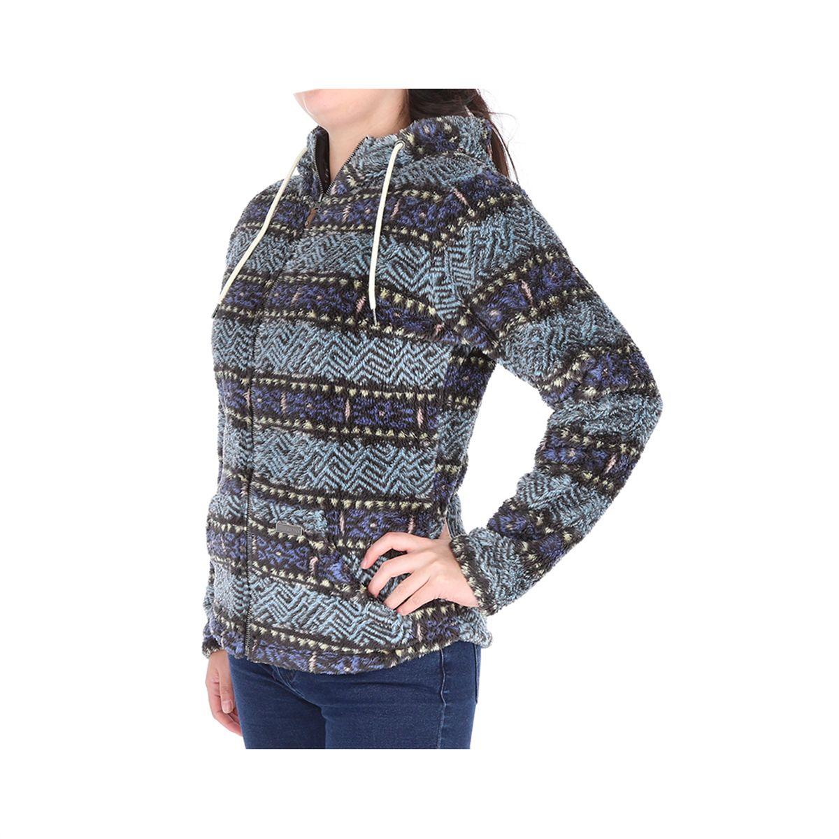 Polerón Shaggy Mujer Full Print CP Celeste-1