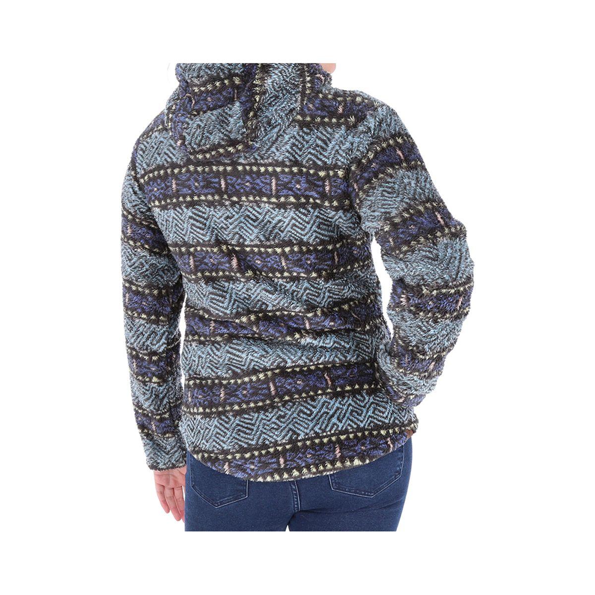 Polerón Shaggy Mujer Full Print CP Celeste-2