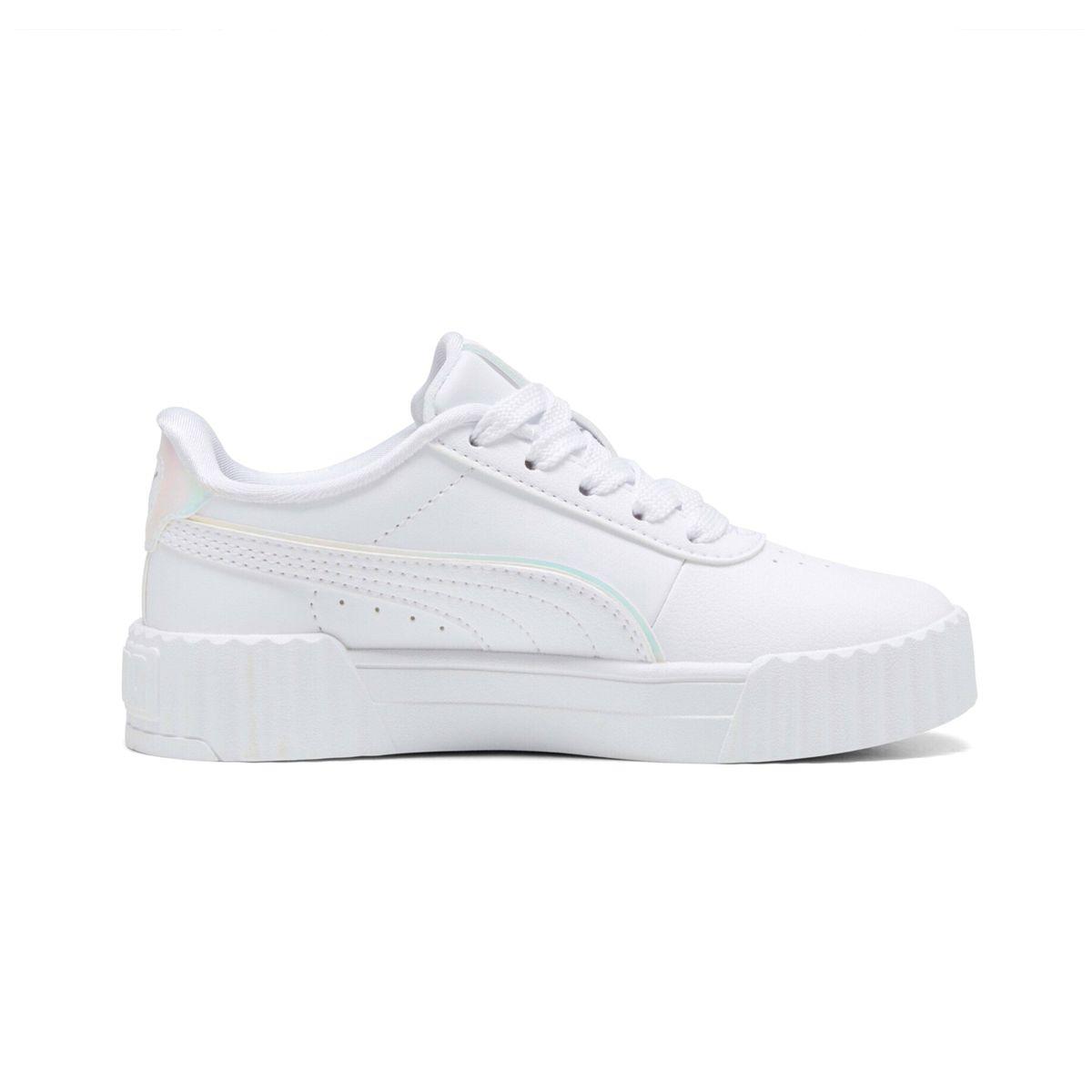 Zapatillas Niñas Carina 3.0 Holo 2.0 Puma Blancas-1