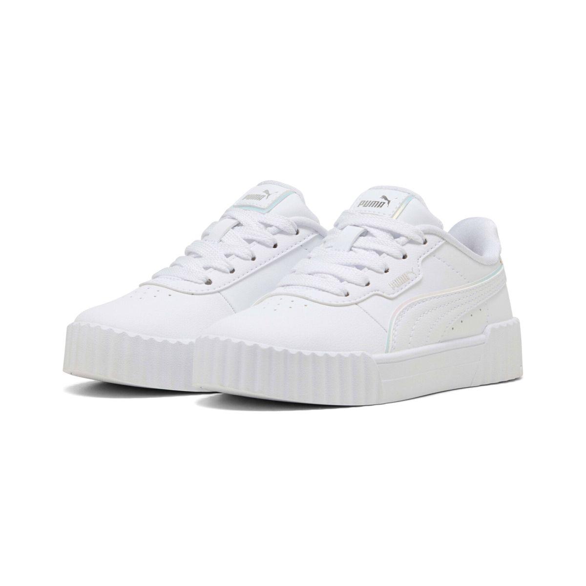 Zapatillas Niñas Carina 3.0 Holo 2.0 Puma Blancas-2
