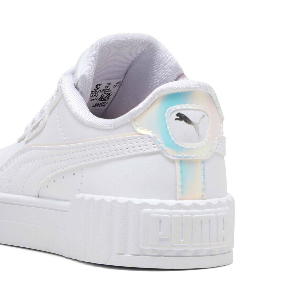 Zapatillas Niñas Carina 3.0 Holo 2.0 Puma Blancas-3