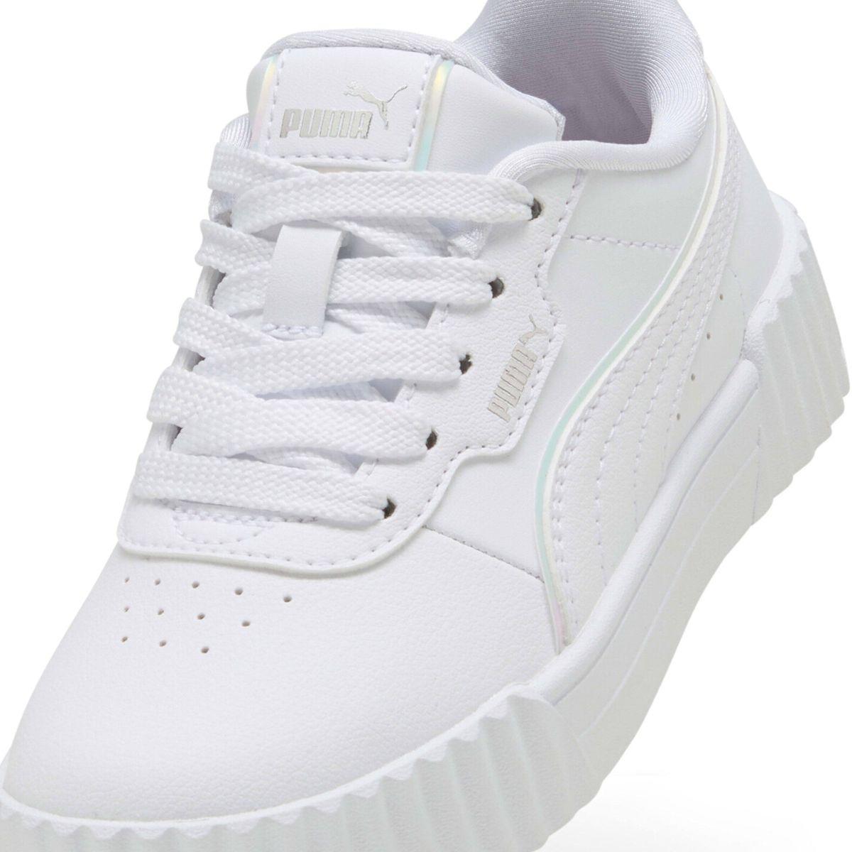 Zapatillas Niñas Carina 3.0 Holo 2.0 Puma Blancas-5