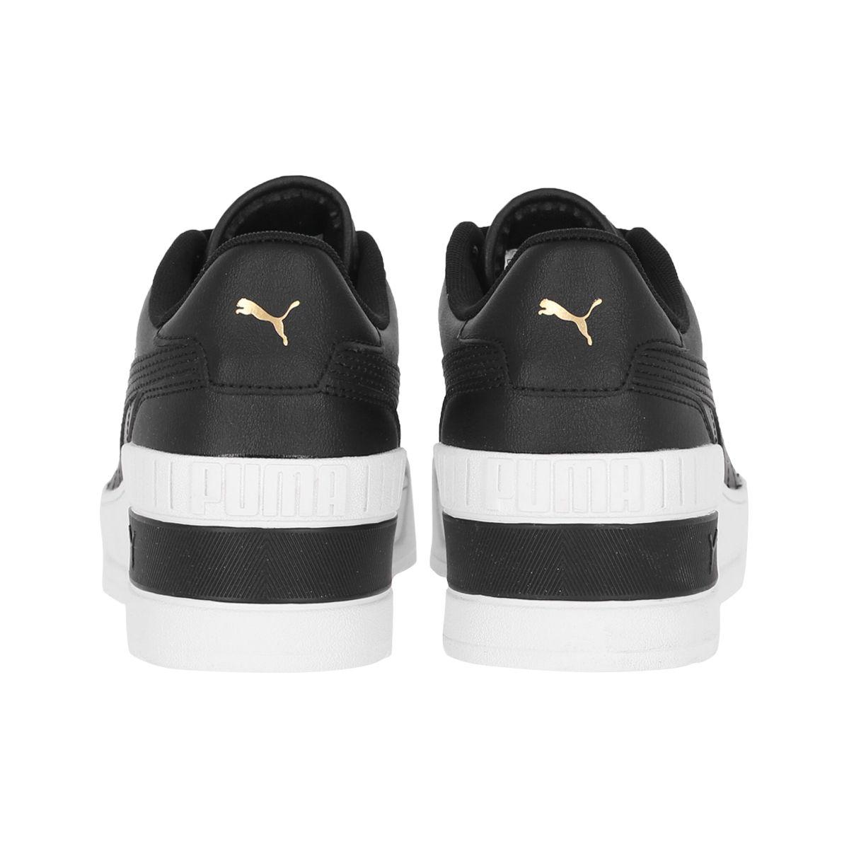 Zapatilla Puma Karmen Wedge Mujer Black/Gold-3