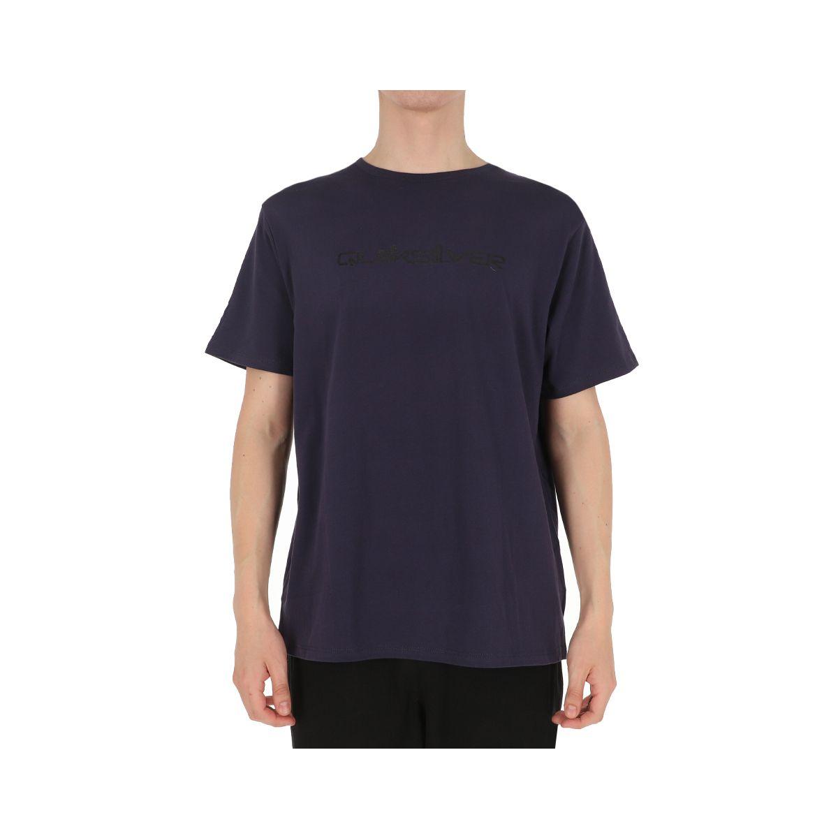 Polera Quiksilver Basic Logo Hombre Navy-0