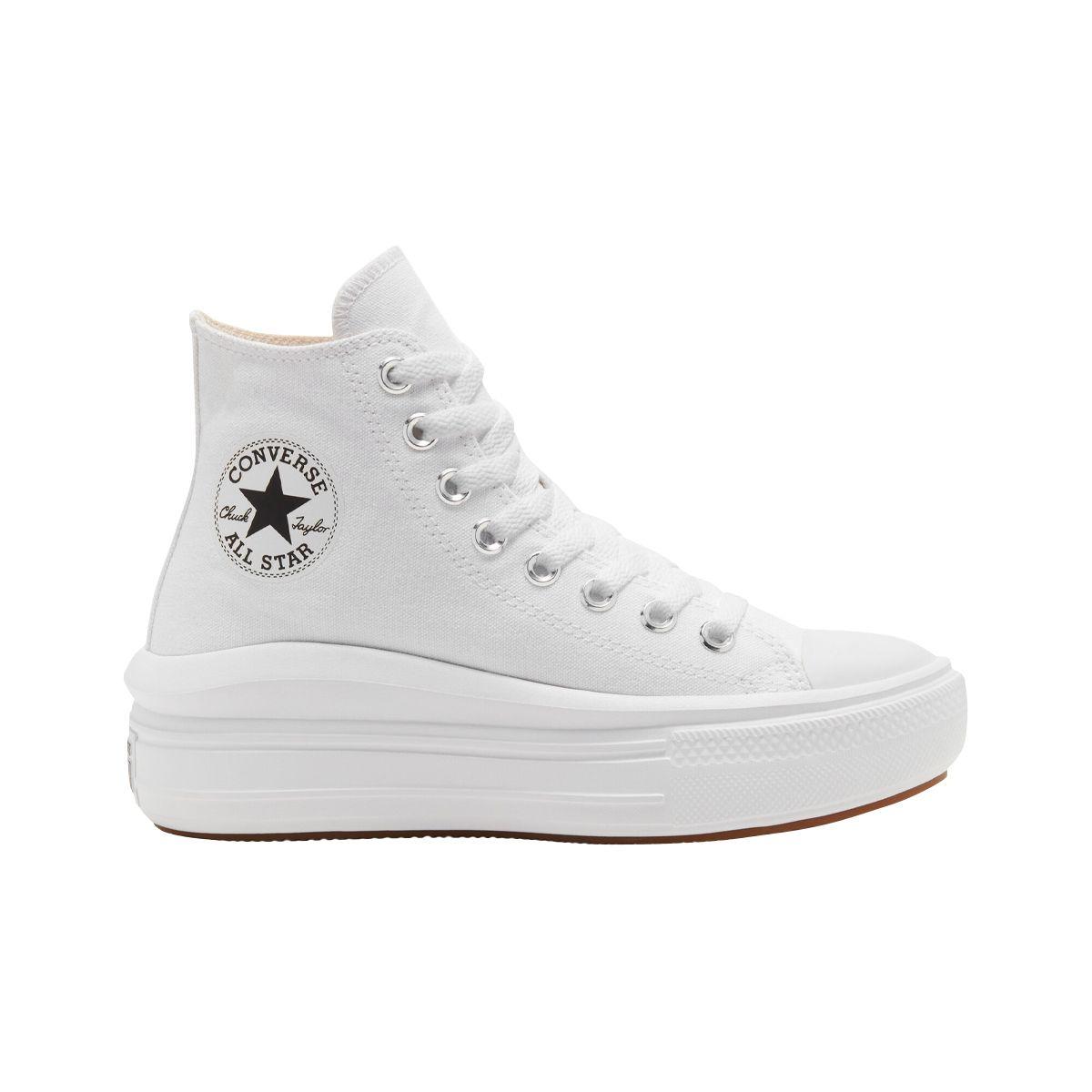 Zapatillas Converse Chuck Taylor All Star Move Mujer White-1
