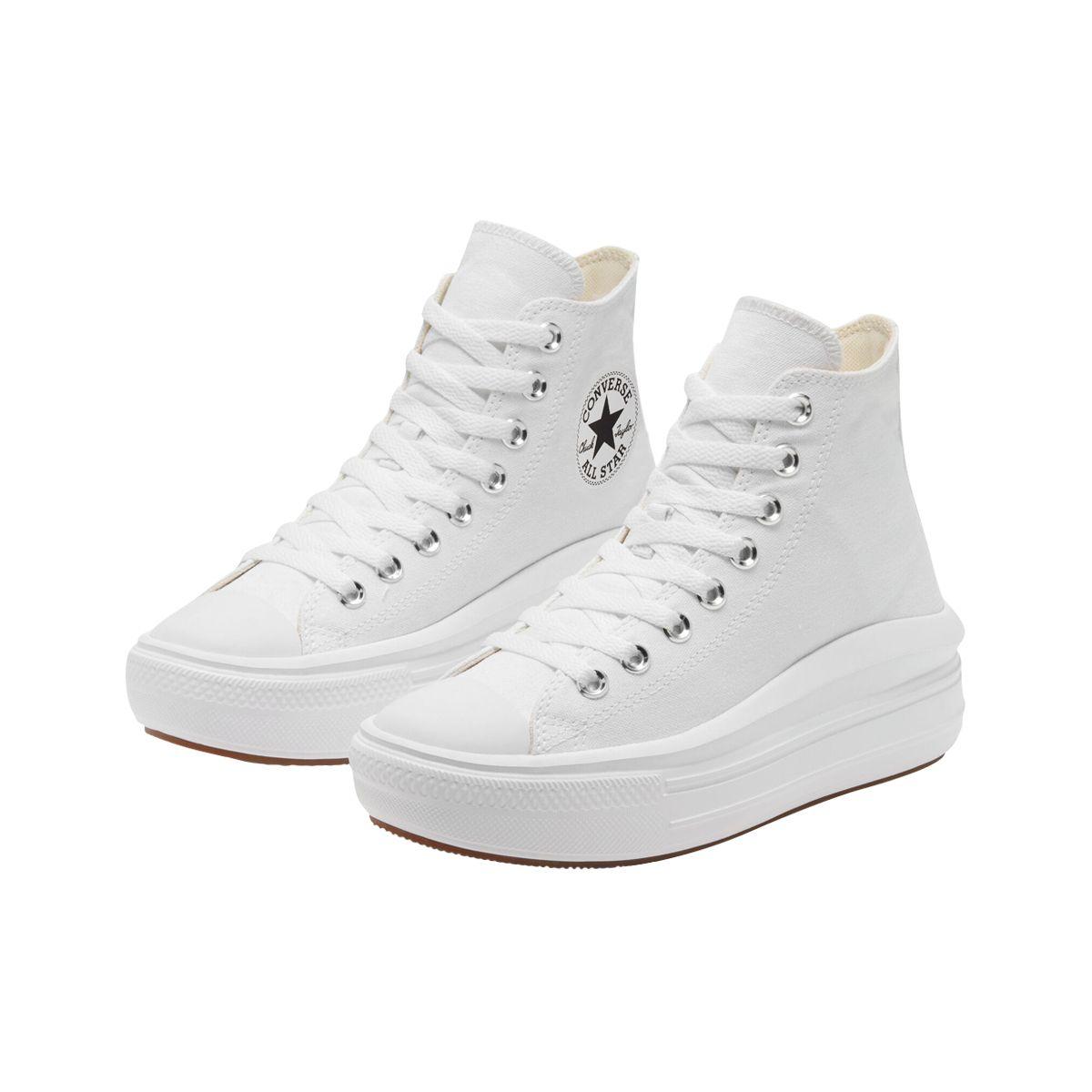 Zapatillas Converse Chuck Taylor All Star Move Mujer White-2