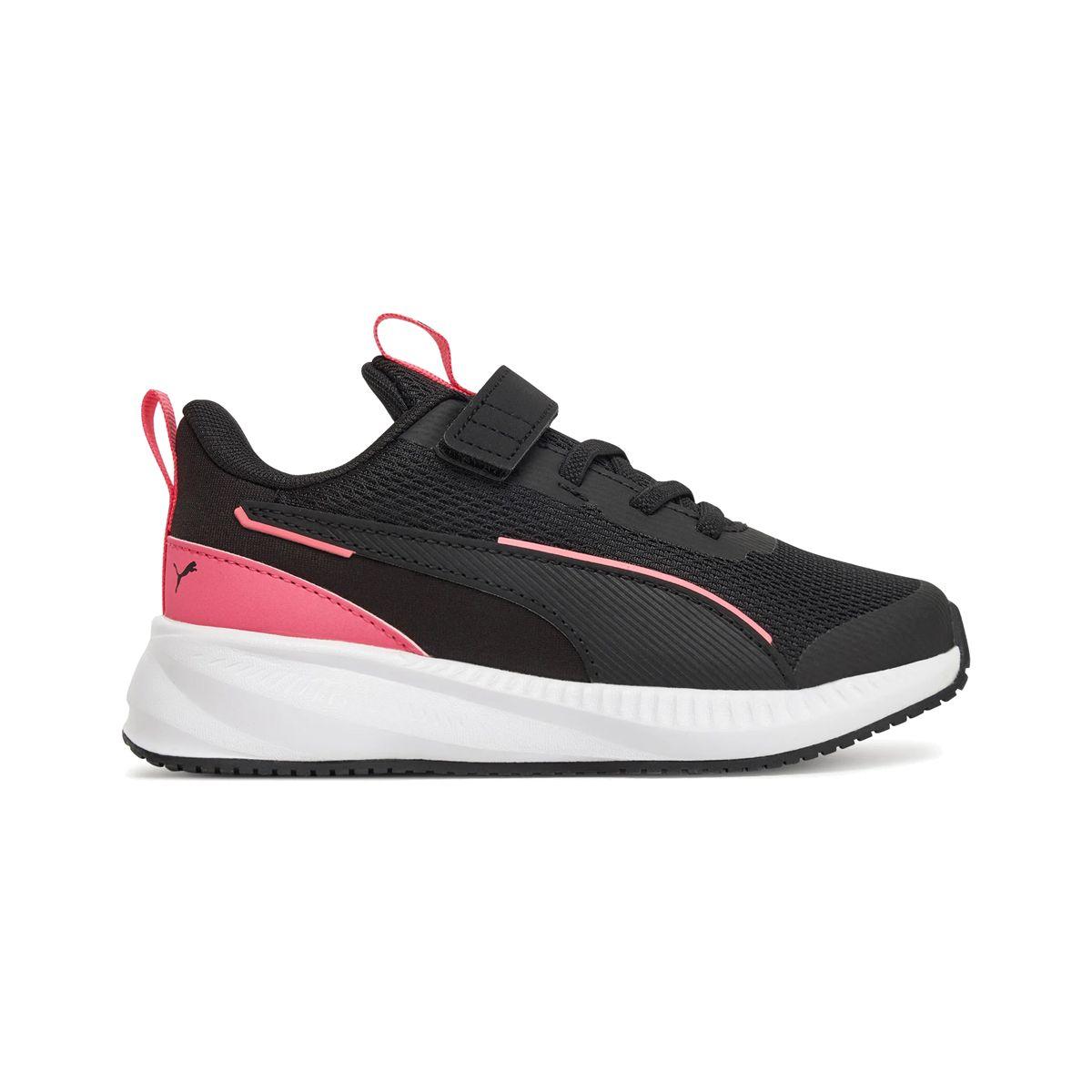 Zapatillas Niñas Flyer 3 Puma Negras/Rosadas-0