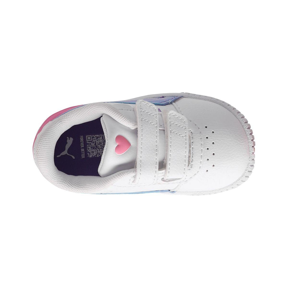 Zapatilla Puma Carina 2.0 Bouncy Sky Baby Blanca/Multicolor-4