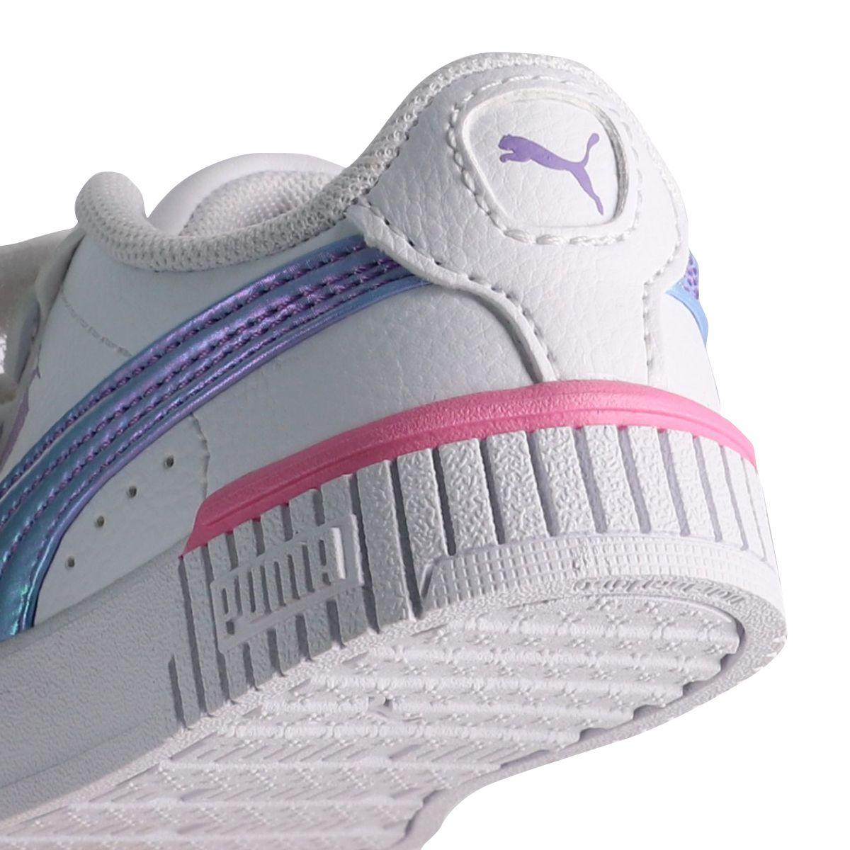 Zapatilla Puma Carina 2.0 Bouncy Sky Baby Blanca/Multicolor-5
