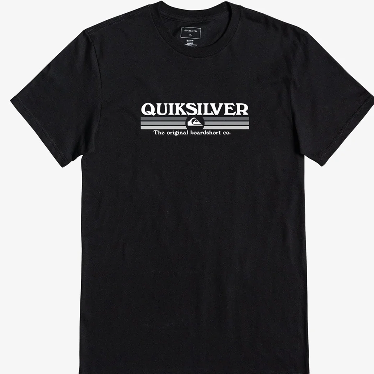 Polera Hombre Quiksilver Lined Up Negro-0
