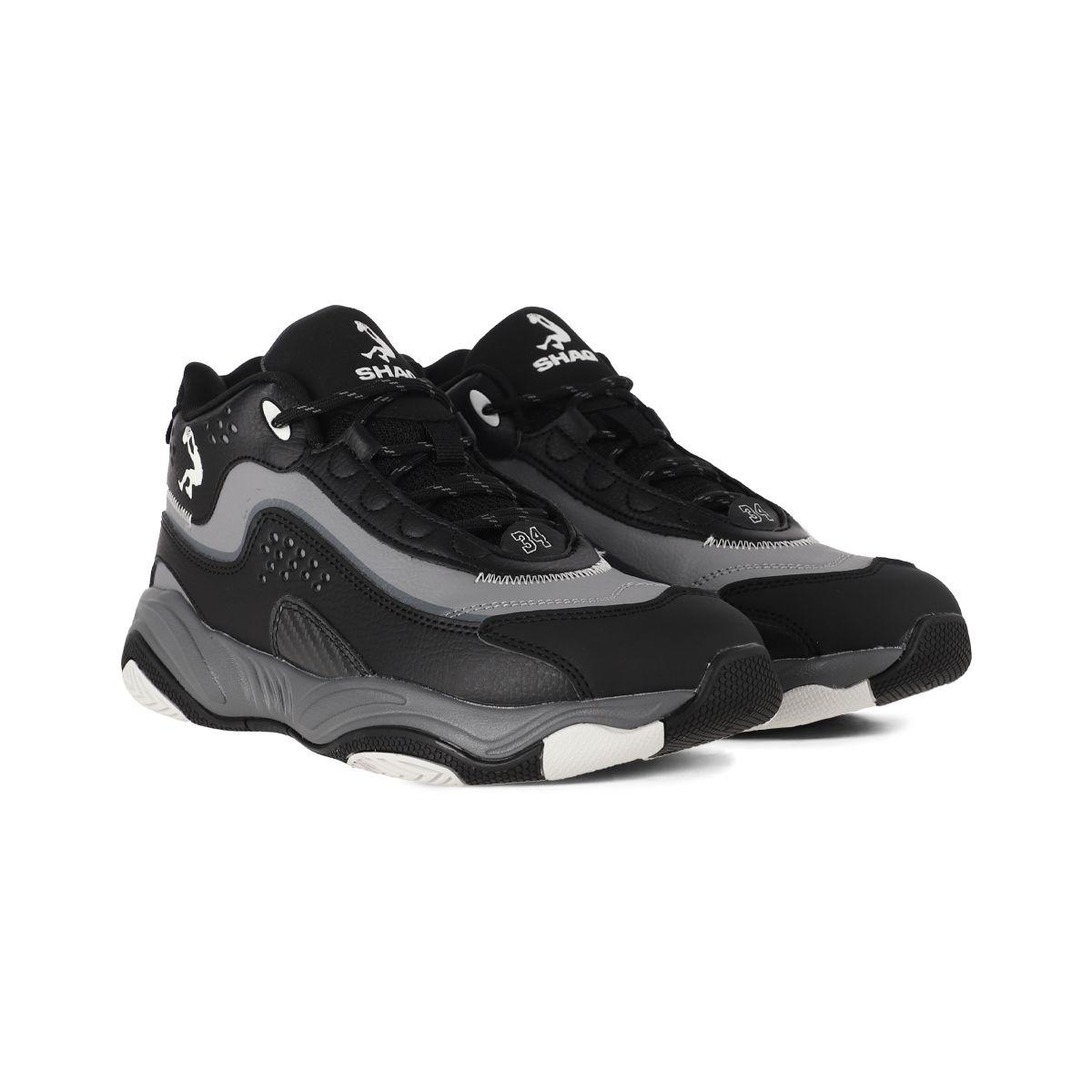 Zapatillas Básquetbol SHAQ Hombre Shaqocity Negras/Grises-2