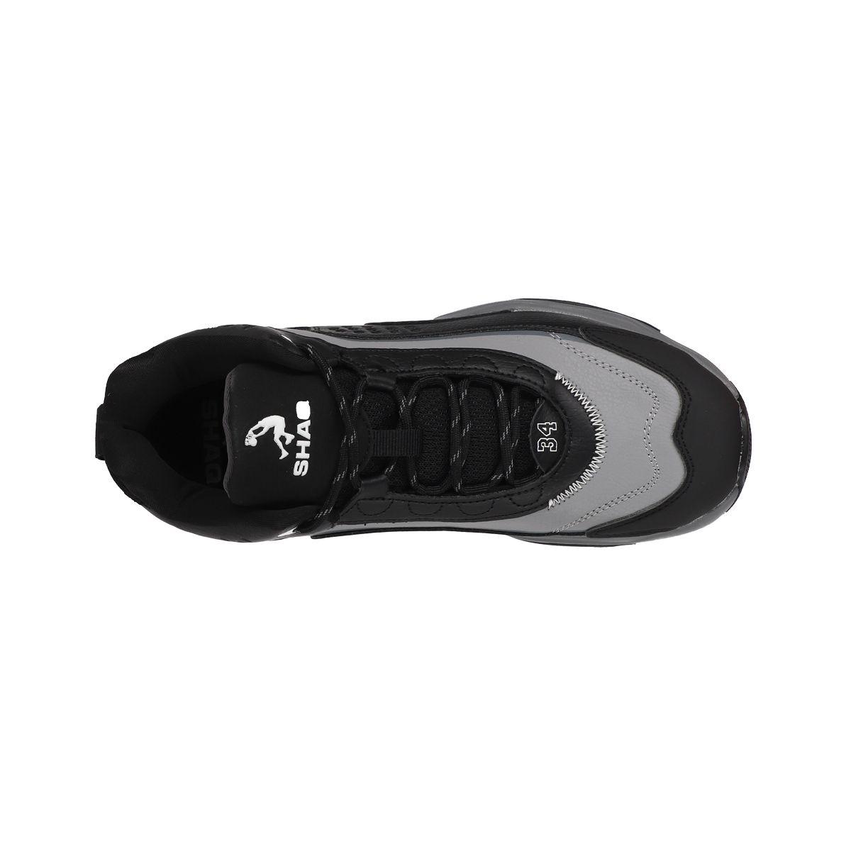 Zapatillas Básquetbol SHAQ Hombre Shaqocity Negras/Grises-4