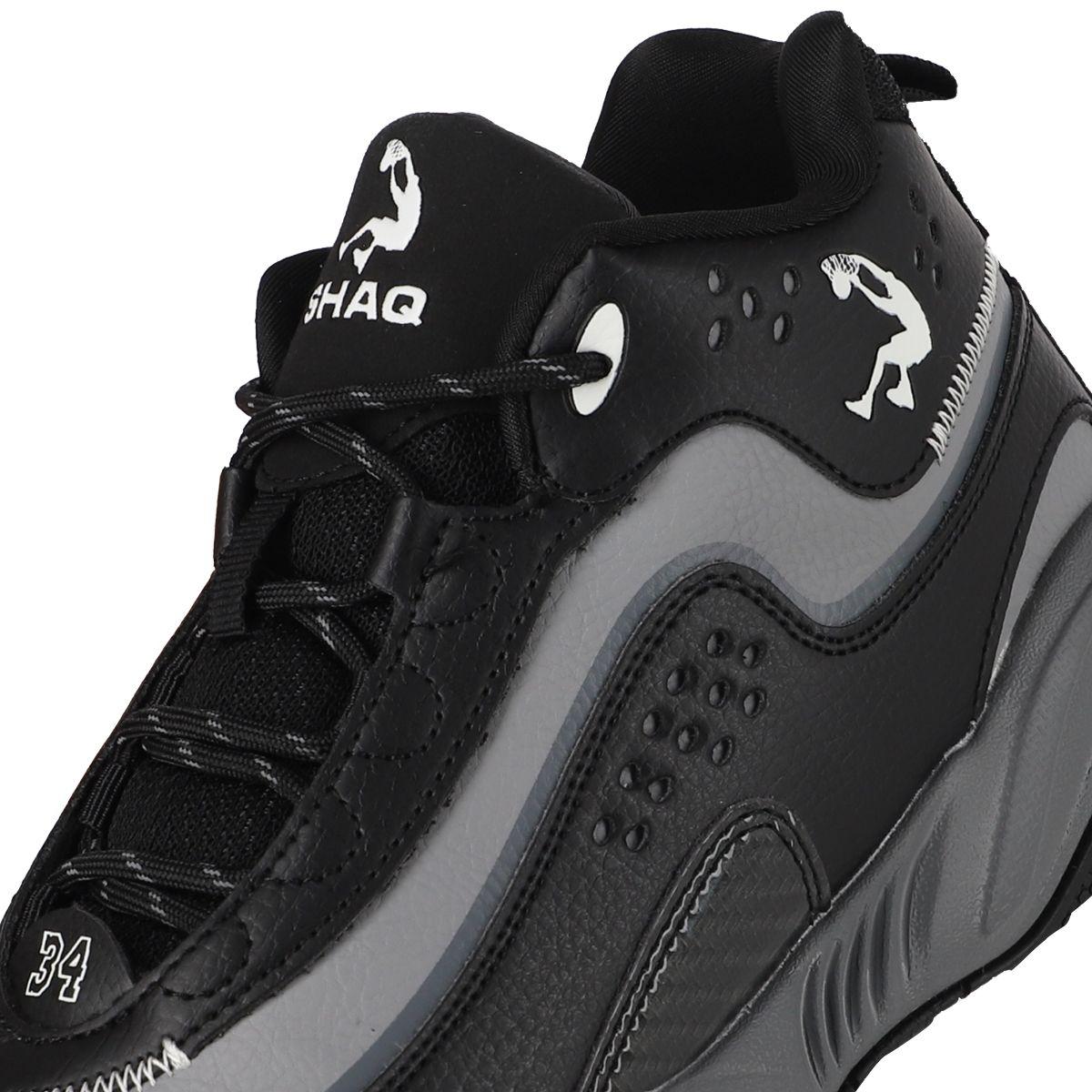 Zapatillas Básquetbol SHAQ Hombre Shaqocity Negras/Grises-5