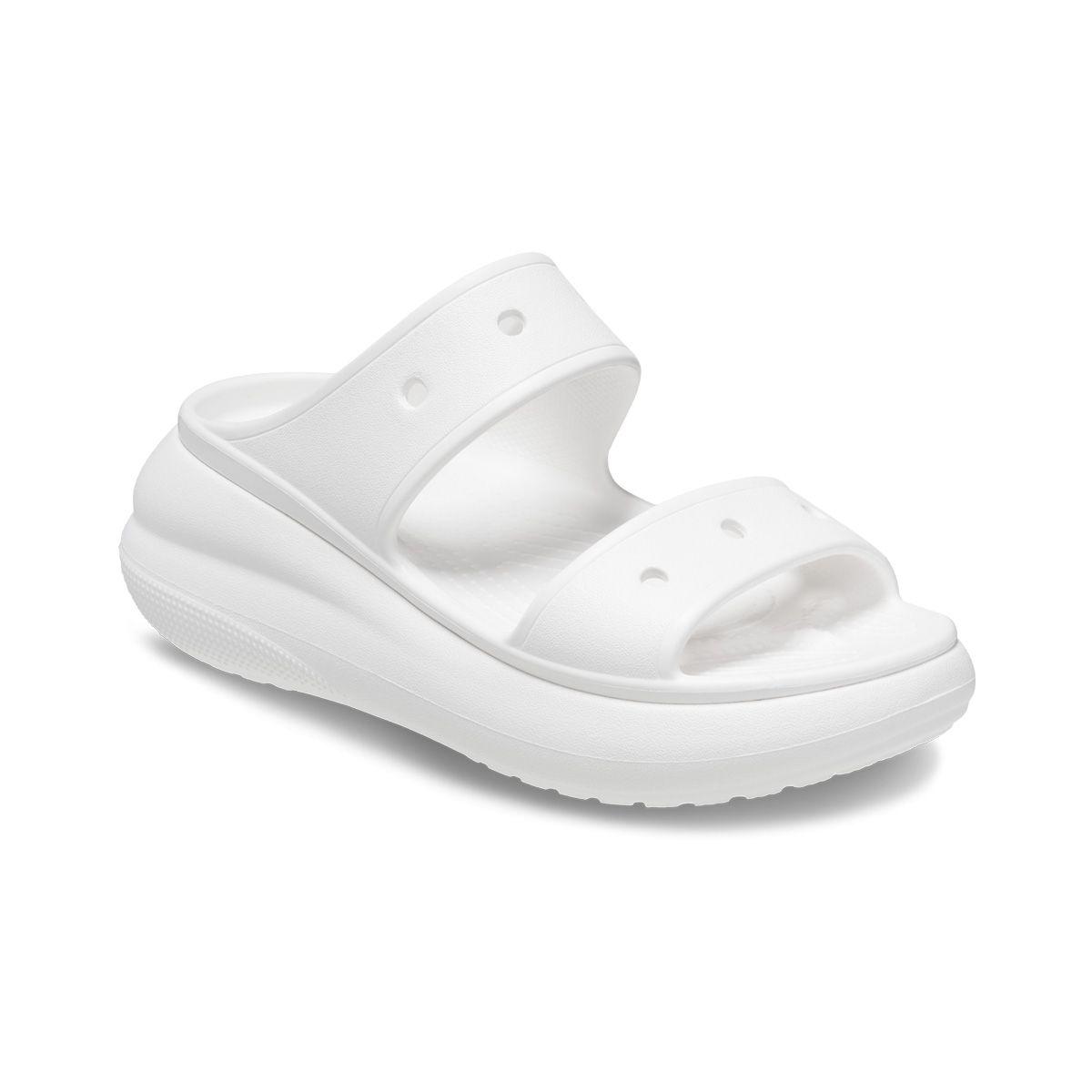 Sandalia Crocs Classic Crush Mujer White-0
