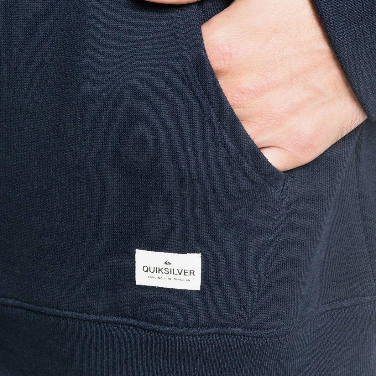 Polerón Quiksilver Essentials Organic Solid Hombre Navy-2
