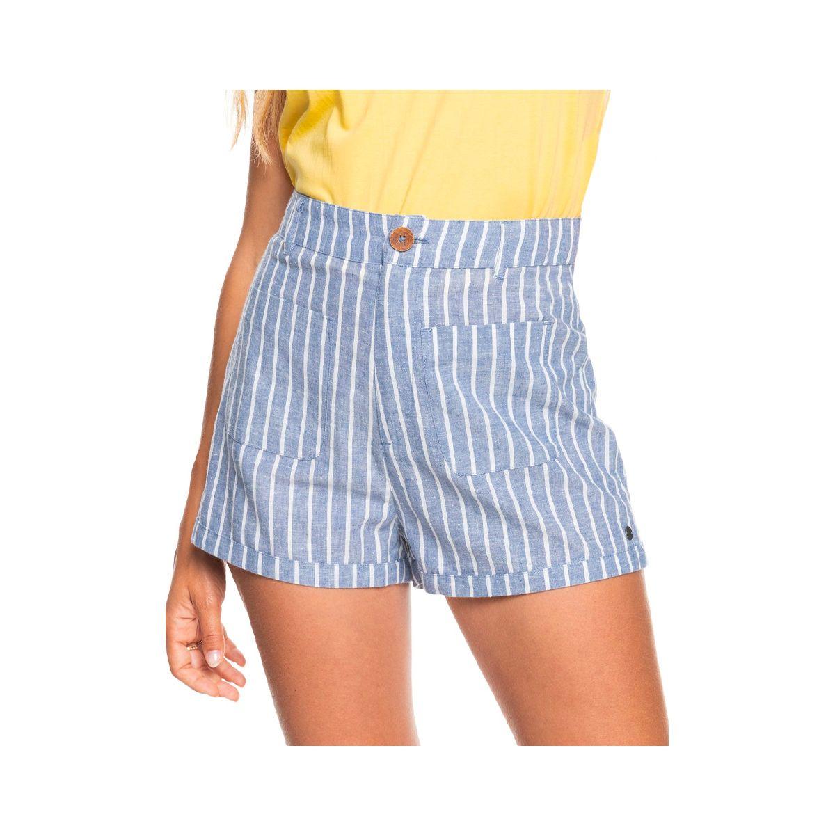 Short Roxy Better Chance Straight Fit Bijou Mujer Azul-0
