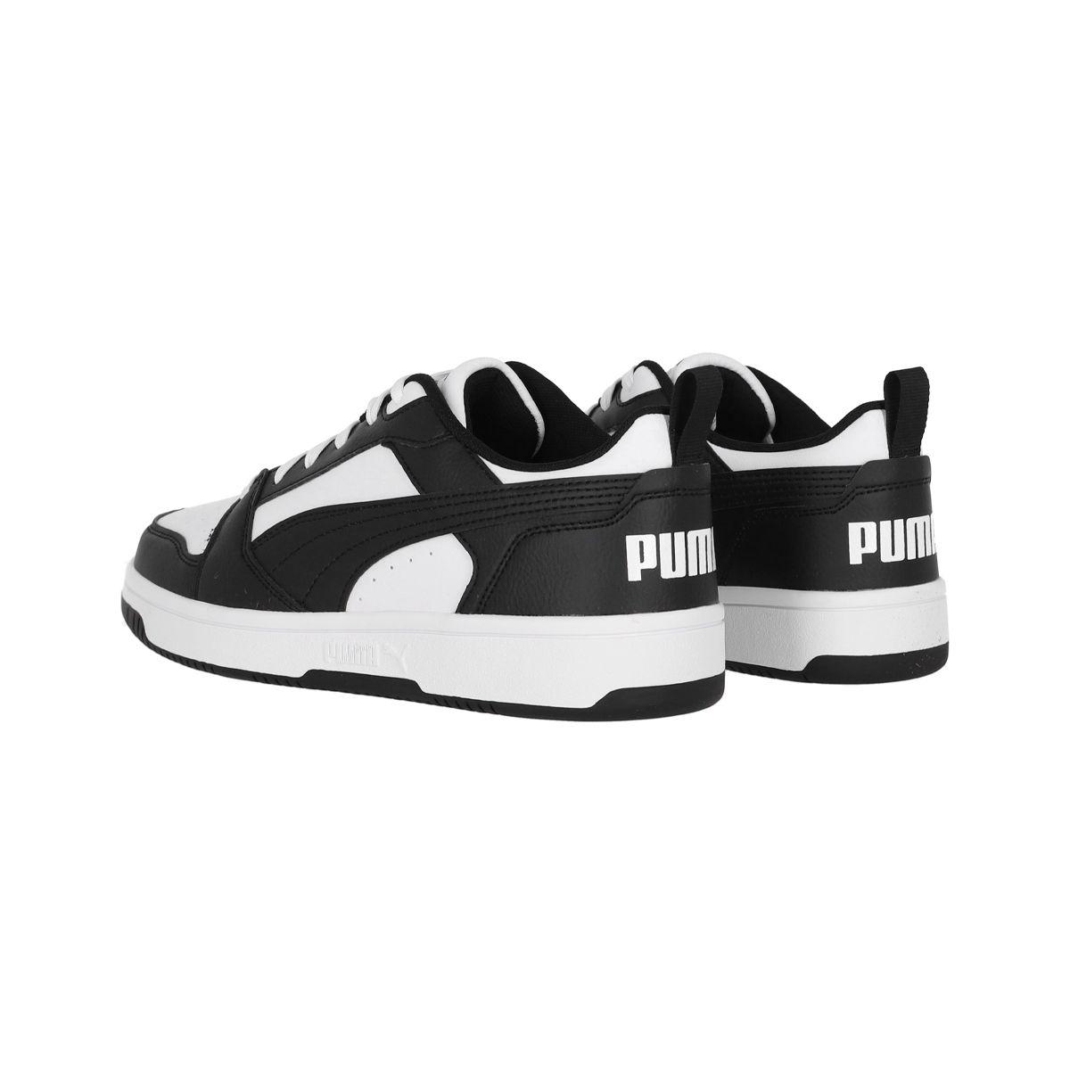 Zapatilla Puma Rebound v6 Low Hombre Black/White-3