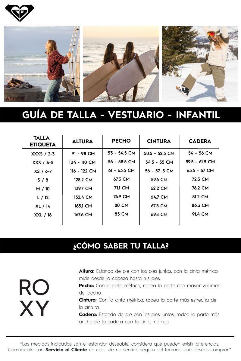 Traje de Baño Roxy Niñas Seasons Change Pink-1